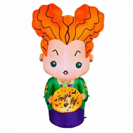 3.5 pies LED Winifred Sanderson con Tonight We Fly Pumpkin Inflable