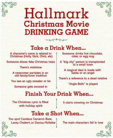 juego característico de la bebida navideña
