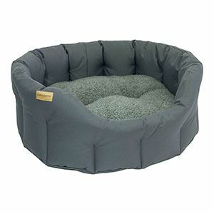 Cama impermeable para perros Earthbound Classic gris
