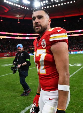 travis kelce durante su juego