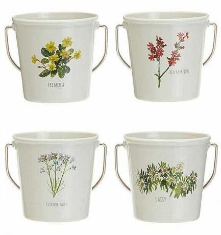 4 cubos de huevera florales