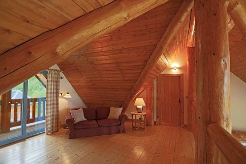Aspen Lodge es un refugio rústico en las Highlands escocesas