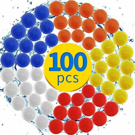 100 globos de agua reutilizables