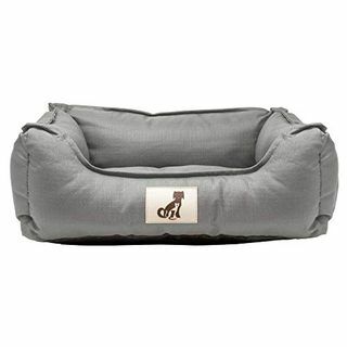 AllPetSolutions Dexter Beds - Cama para perro, suave, impermeable, lavable, resistente (M, gris)