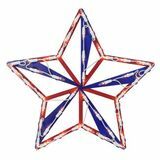 Decoración de la estrella del 4 de julio