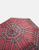 Paraguas compacto rojo tartán Minilite