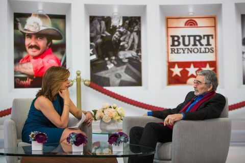 Hoda Kotb y Burt Reynolds