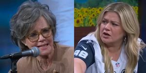 la entrenadora de 'la voz' kelly clarkson y el miembro del elenco de '80 for brady' sally field