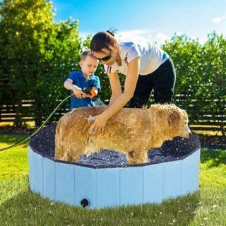 Piscina para mascotas PawHut para nadar en interiores y exteriores 