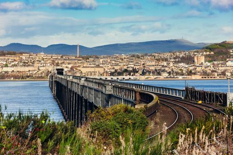 puente ferroviario tay, dundee, escocia