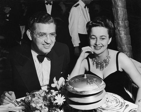 David O. Selznick y Olivia de Havilland en 1935.