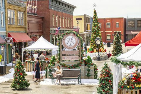 película característica de la ciudad de navidad