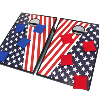 Conjunto de Cornhole de bandera de EE. UU.