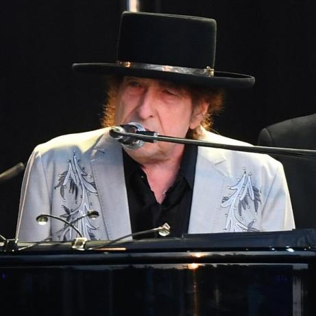 Bob Dylan actuando en Hyde Park