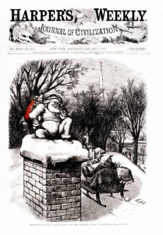 navidad colores historia thomas nast