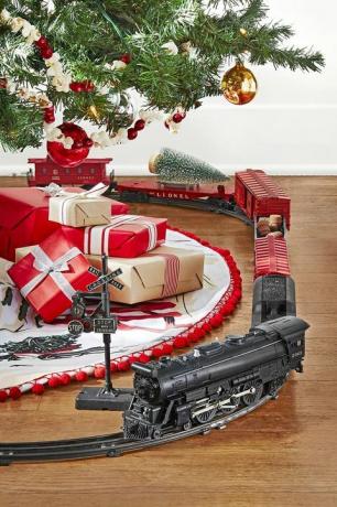 tren de juguete decoraciones para árboles de navidad