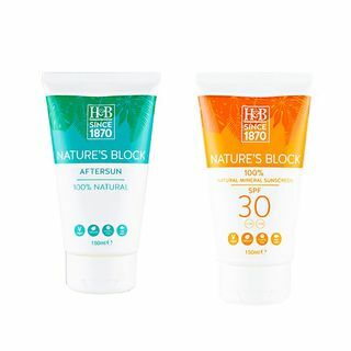 Holland & Barrett Natures Block Crema solar SPF 30 y Aftersun Bundle 150ml