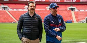 ted lasso y barba de entrenador