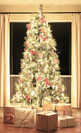 árbol de navidad de estilo escandinavo