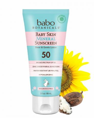 Loción de protección solar mineral Baby Skin 