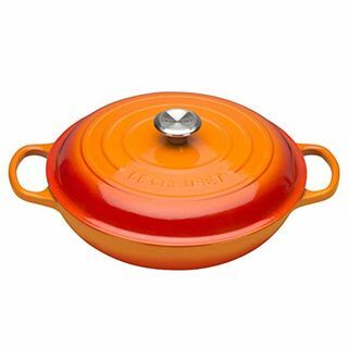 Braiser exclusivo de hierro fundido esmaltado Le Creuset