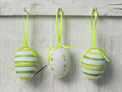 Decoraciones de huevos de pascua