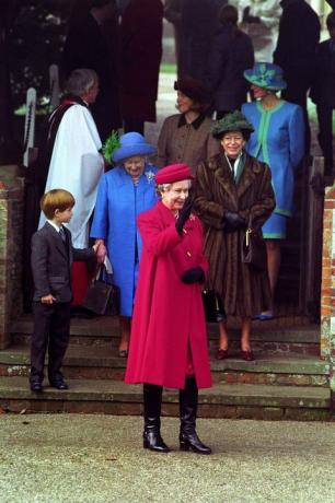 La realeza - la familia real de Navidad - Sandringham