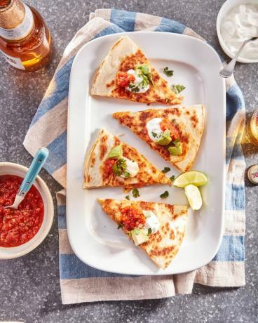 recetas de quesadillas de pollo en 30 minutos