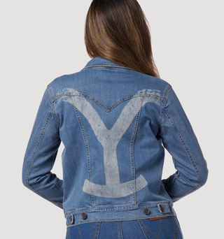 Chaqueta vaquera láser para mujer