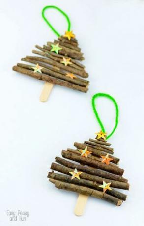 mini decoraciones para árboles de navidad