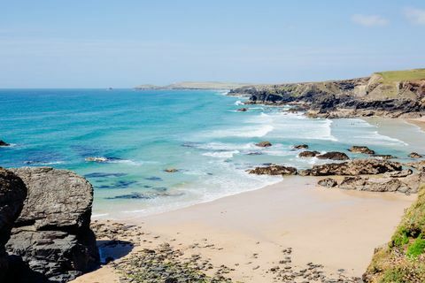 Bahía de Porthcothan, cerca de Padstow, Cornwall