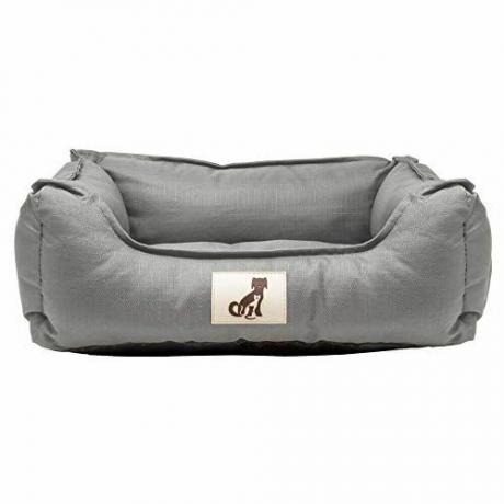 AllPetSolutions Dexter Beds Cama para perro suave, impermeable, lavable y resistente (M, gris)