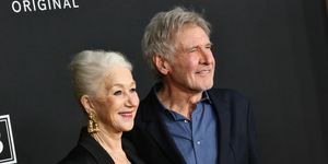 helen mirren y harrison ford estreno en los ángeles de las llegadas de 