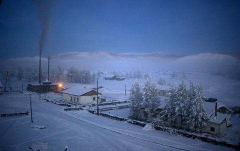 Ciudad pequeña más fría de Oymyakon - Oymyakon es la ciudad pequeña más fría del mundo