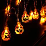 Mini luces de cuerda de calabaza