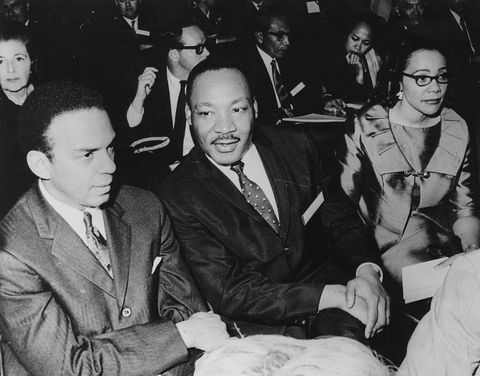 31 de mayo de 1967 líder estadounidense de derechos civiles Dr. Martin Luther King 1929 1968 en la convocatoria de paz en la tierra en Ginebra foto de central pressgetty images