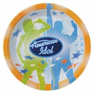Placas de papel 'American Idol' 