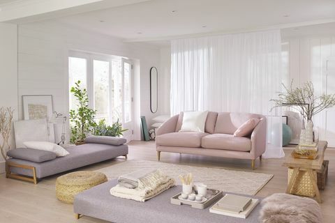 John Lewis & Partners Cape - Sofá grande de 3 plazas Edie Dusky Pink £ 1,349, Duplet Day Bed £ 899