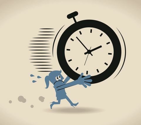 reloj de tiempo tardío