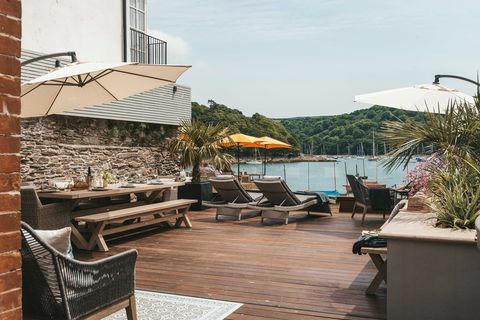 Trevail House - Fowey - Cornwall - Gordon Ramsay - terrazas - Retiros boutique