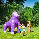 Aspersor inflable de simio morado