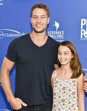 Justin Hartley y su hija