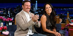 The Tonight Show protagonizado por Jimmy Fallon Episodio 1799 Foto de las personalidades de televisión Chip Gaines y Joanna Gaines durante una entrevista el martes 14 de febrero de 2023 Foto de Todd owyoungnbc a través de Getty Images