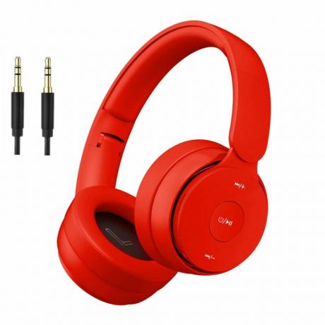 Auriculares rojos