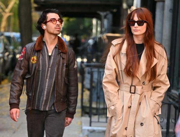 Sophie Turner y Joe Jonas en la ciudad de Nueva York el 3 de noviembre de 2022