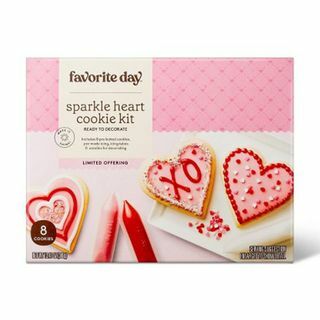 Kit de galletas de corazón brillante