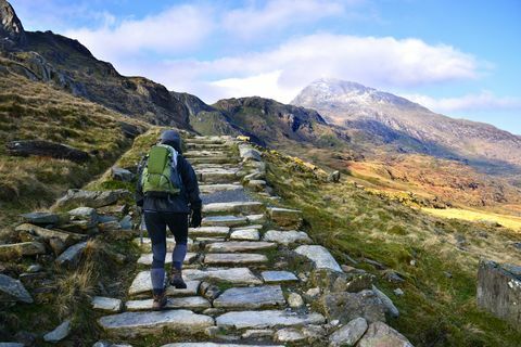 Walker en Snowdon