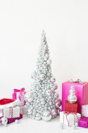 bola de discoteca decoraciones para árboles de navidad