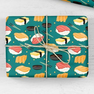 Papel de regalo para sushi