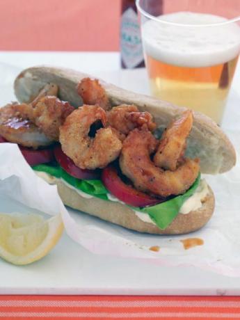 po'boy de camarones